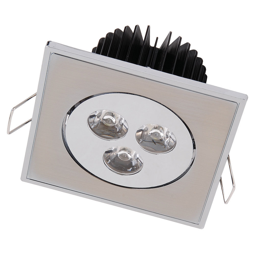Spot LED downlight 3W carré
