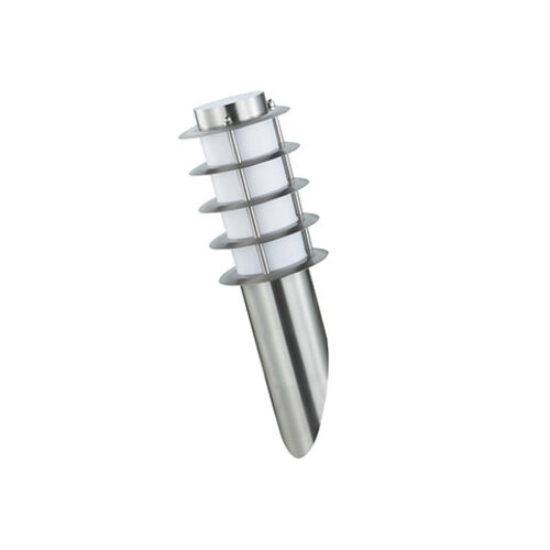 flambeau extérieur mural inox