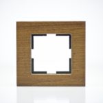 Plaque de finition bois massif noix 1 poste