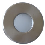 Support downlight étanche IP65 rond Mat chrome