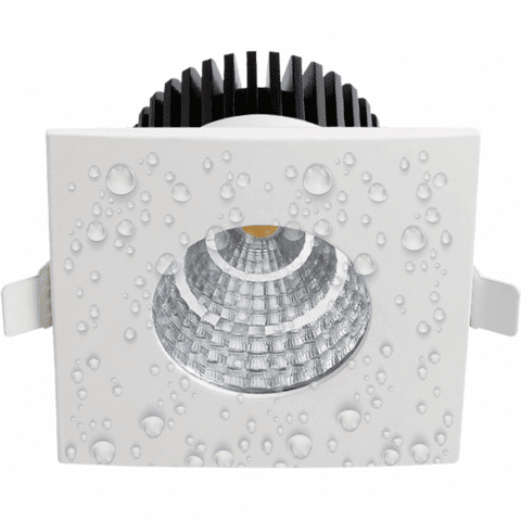 Spots LED encastrables étanches IP65 pour salle de bain