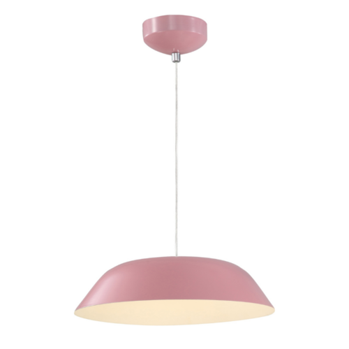 Suspension LED gamelle rose 6W