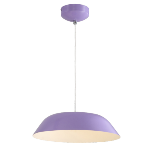 Suspension LED gamelle violet 6W
