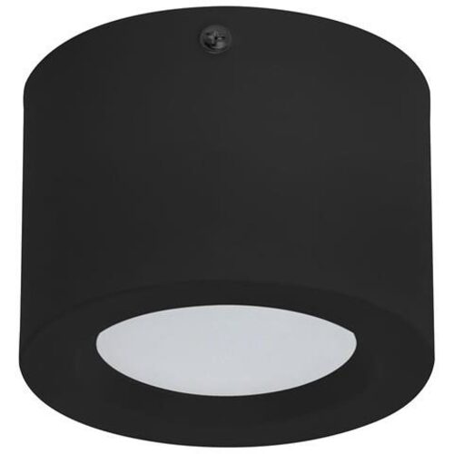 plafonnier led rond noir saillie