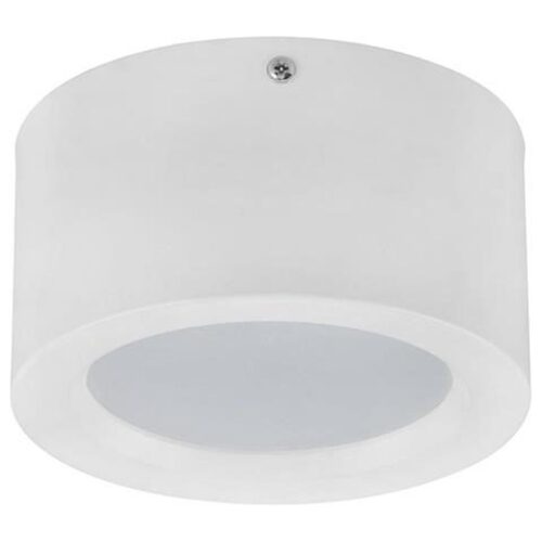 plafonnier led rond blanc saillie