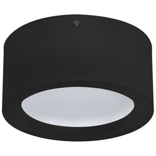 plafonnier led rond noir saillie