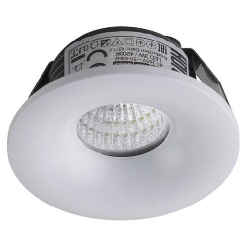 mini spot led rond blanc fixe