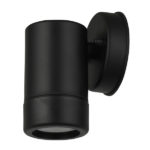 Applique noir extérieur compatible GU10 éclairage vers le bas sur façade