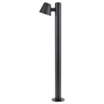 Potelet de jardin design anthracite 35W GU10