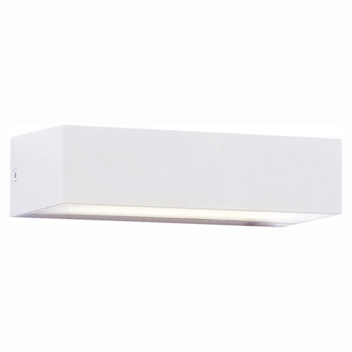 applique led murale ext blanc