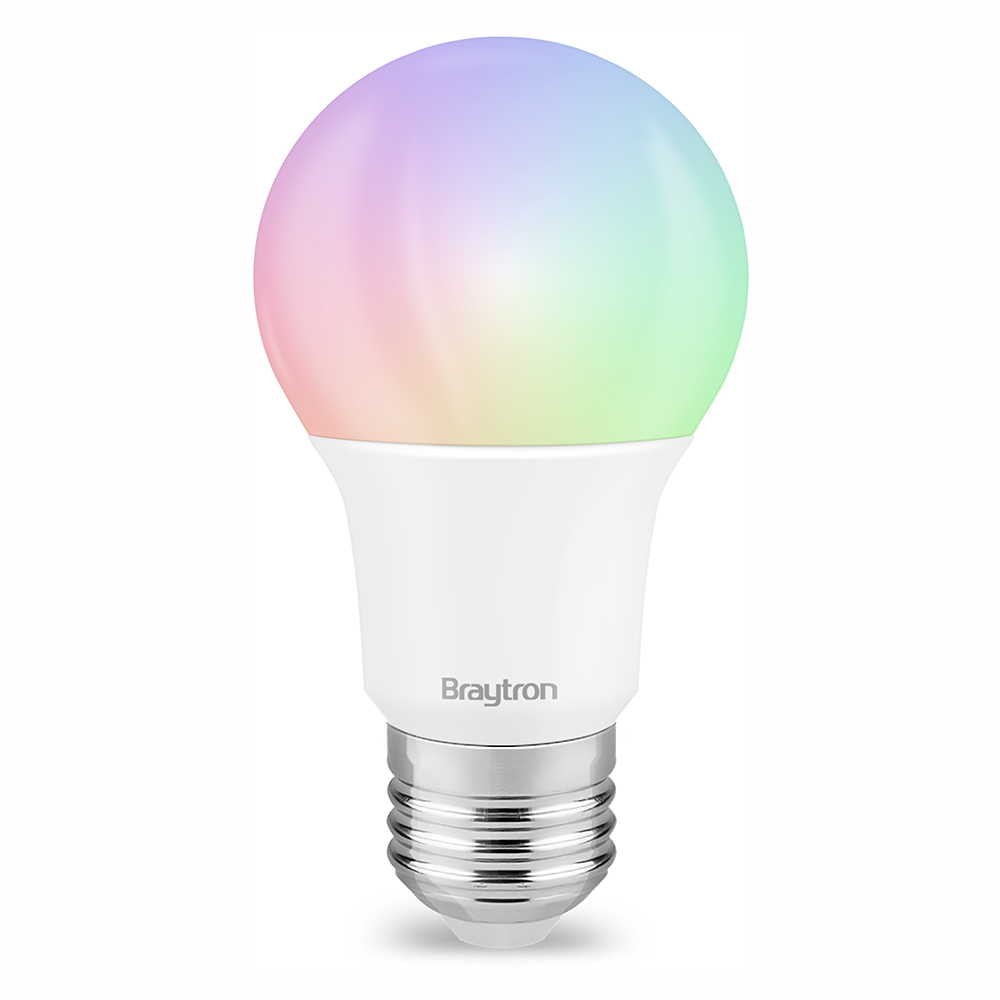 Ampoule connectée multicolore E27 A60 compatible avec Google Home
