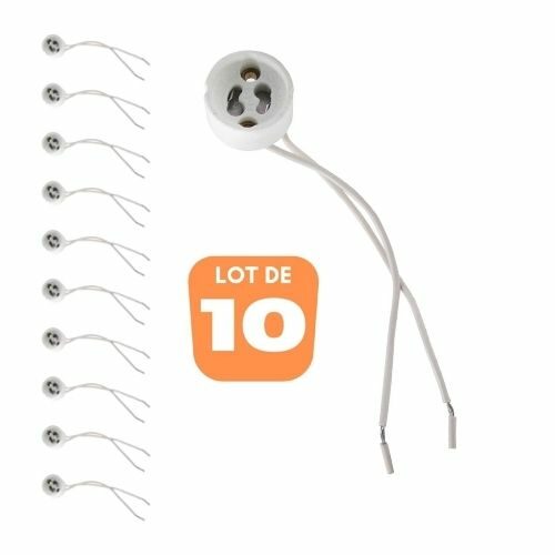 Lot de 10 Douilles GU10