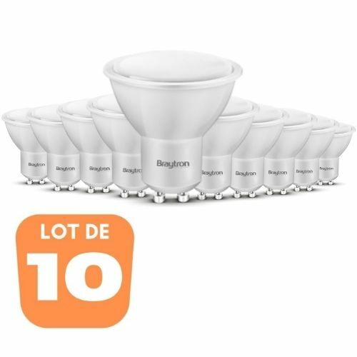 Lot de 10 ampoules LED GU10 5W
