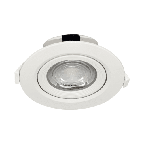 Spot COB LED encastrable rond blanc orientable 10W