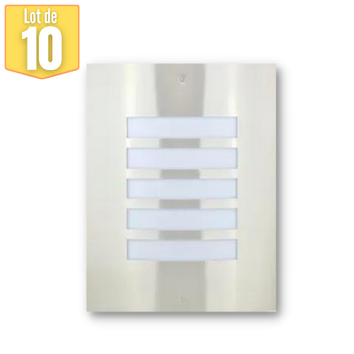 Lot de 10 appliques murales extérieur