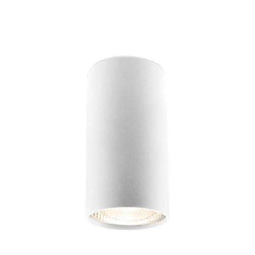 Plafonnier alu rond GU10 35W Blanc