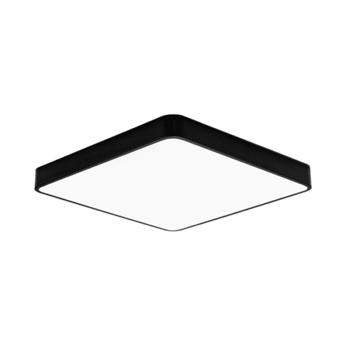 Plafonnier LED, noir, 3en1, 36W, métal