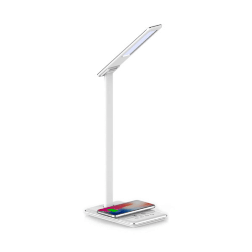 Lampe de bureau, blanc, 3en1, 5W, 500lm, IP20, chargeur induction