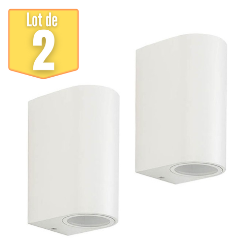 Lot de 2 appliques SPIDER-2D 2x35W Blanc