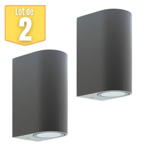 Lot de 2 appliques SPIDER-2D 2x35W Gris