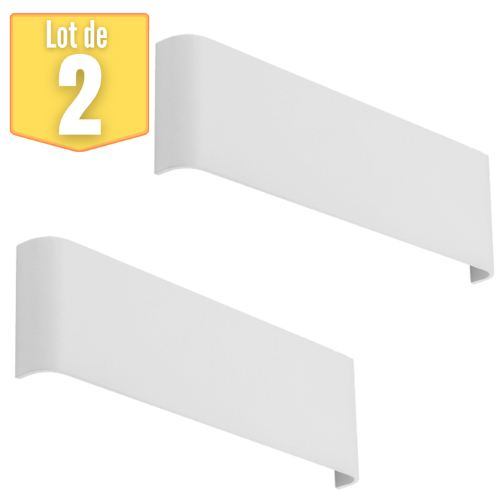 Lot de 2 appliques LED , aluminium