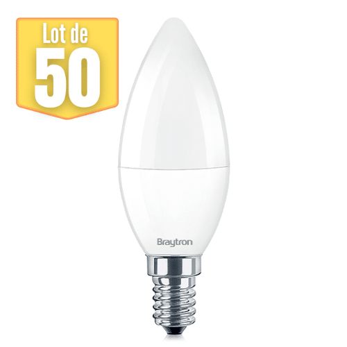 Lot de 50 ampoules LED flamme