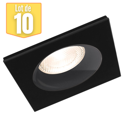 Lot de 10 supports de spots encastrables