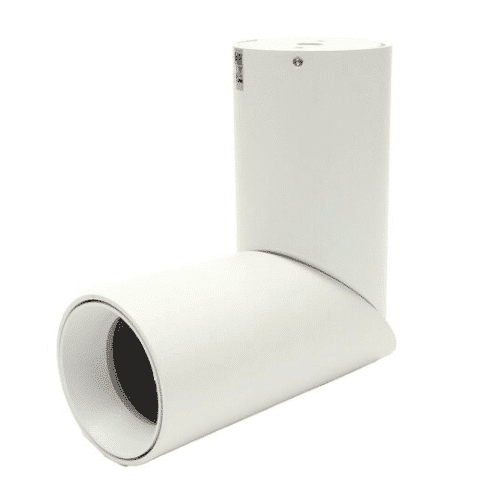 Plafonnier spot tube blanc