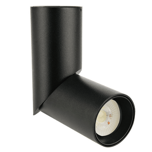 Plafonnier spot tube Noir