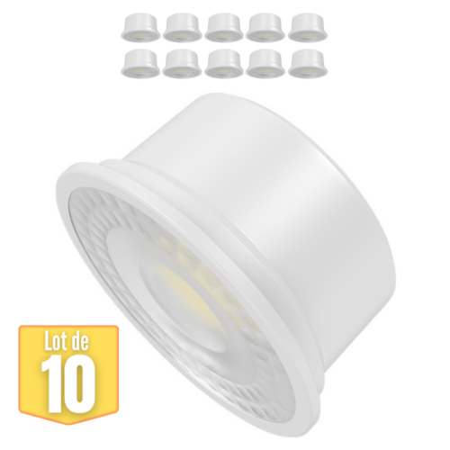 Lot de 10 Modules LED 5W pour spots encastrables GU10, MR16