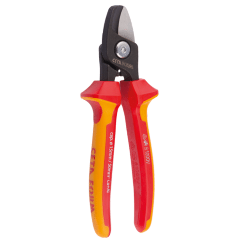 Coupe-câble CETAFORM 1000V, coupe-câble rouge et jaune avec poignées ergonomiques