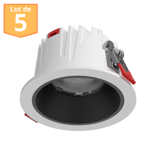 Lot de 5 spots LED Encastrables Braytron
