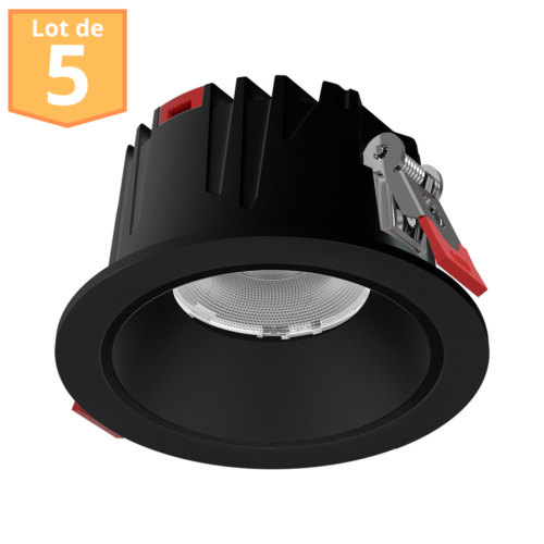 Lot de 5 spots LED Encastrables Braytron