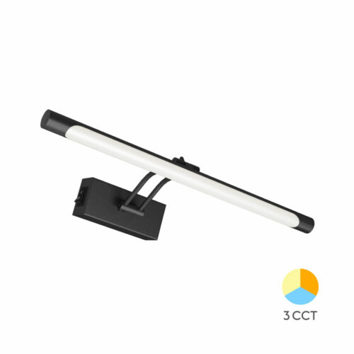 Applique LED miroir noir