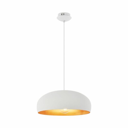 Suspension décorative blanche en métal 1xE27 23W – Luminaire intérieur contemporain – Modèle BV05-00032