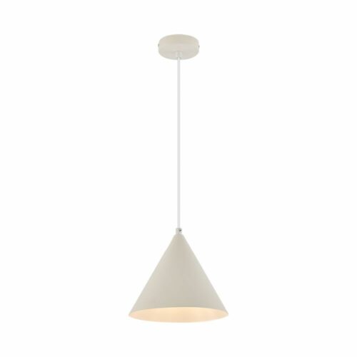 Suspension décorative métal blanc 1xE27 – Modèle BV05-00060