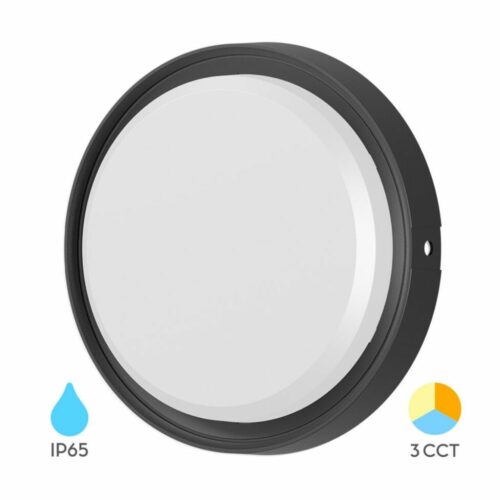 Applique extérieure LED 18W noire IP65 – Éclairage puissant et design moderne pour façade et allée