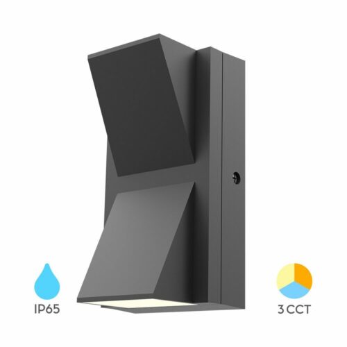 Applique murale LED extérieure 2x6W double faisceau étanche IP65
