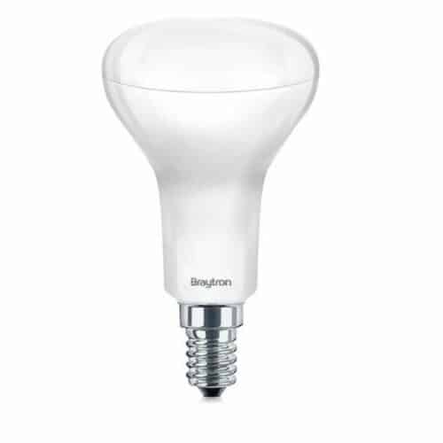 Ampoule LED BRAYTRON R50 6W blanc chaud 3000K avec culot E14 – 550 lumens, idéale pour luminaires intérieurs