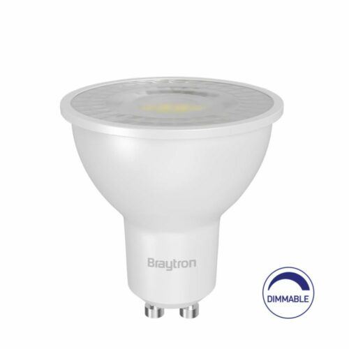 Ampoule LED GU10 6W blanc naturel 4000K dimmable 450 lumens pour éclairage directionnel