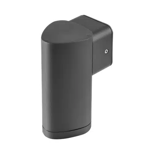 Applique murale LED extérieure 5W, boîtier noir en aluminium, câble et fixation murale, style moderne IP54.