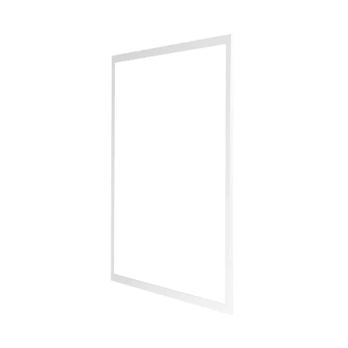 Dalle LED encastrable 60x60, cadre rectangulaire blanc, illumination lumineuse blanche, 40W, 4800 lumens (3EN1)